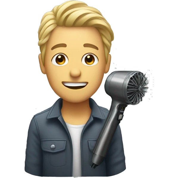hair blower emoji