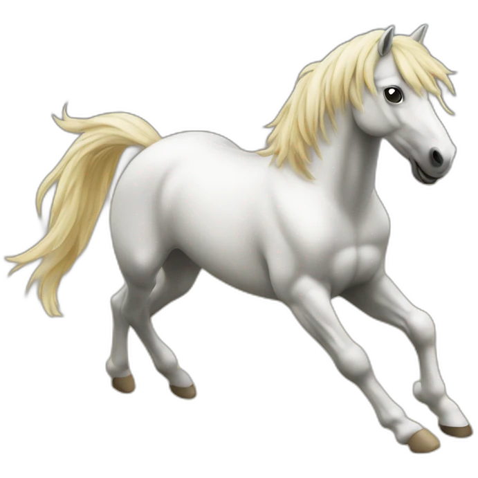 Cheval qui saute emoji