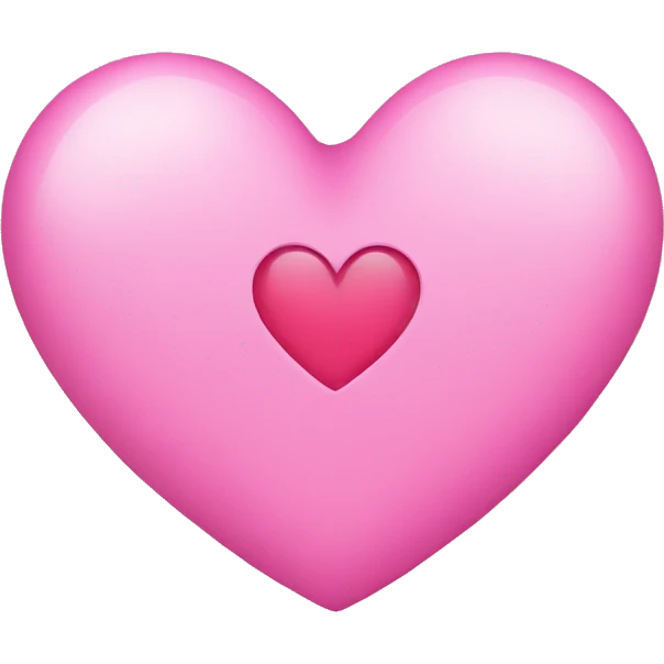 Heart pink  emoji