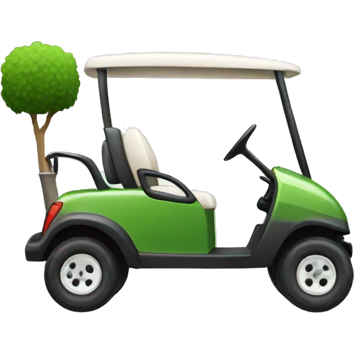 Golf cart emoji