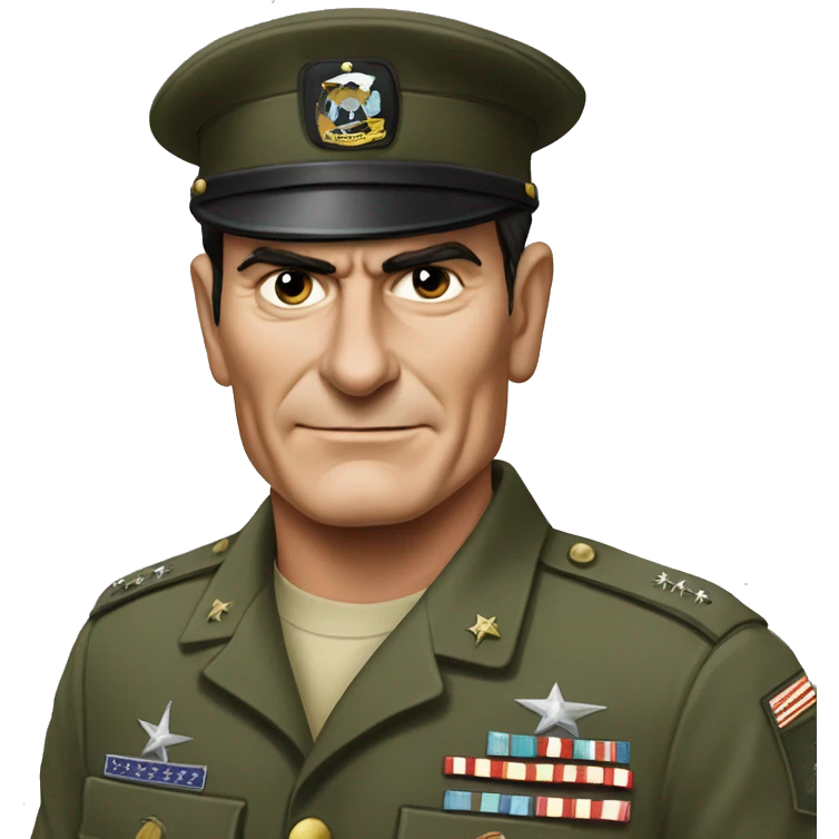 charlie sheen military emoji