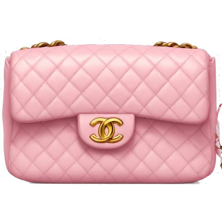 Baby pink Chanel bag  emoji