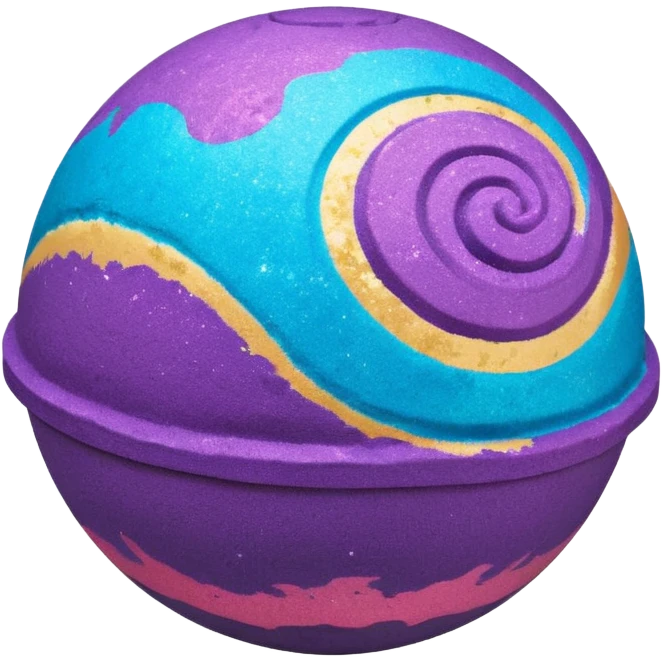 lush intergalactic bath bomb emoji
