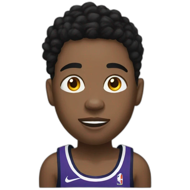 NBA Young boy le rappeur emoji