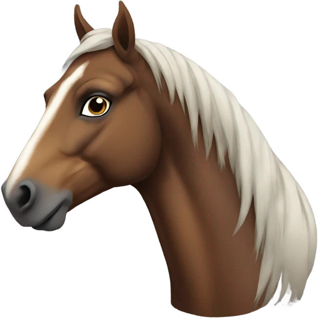 Western mustang horse emoji