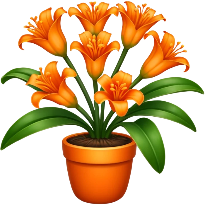Clivia plant emoji