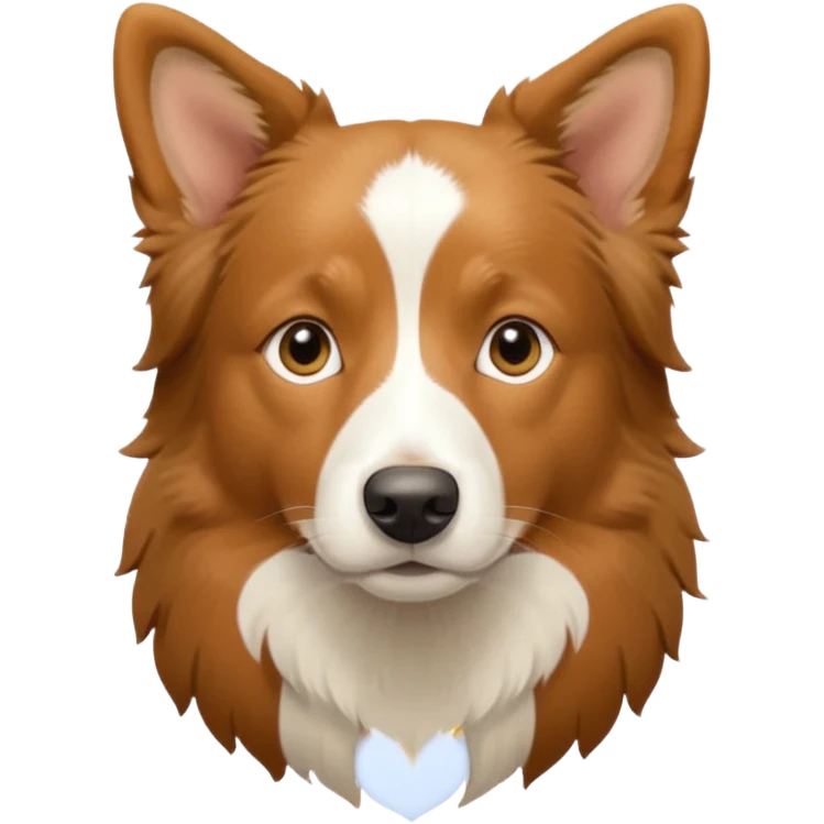 Tan Border Collie emoji