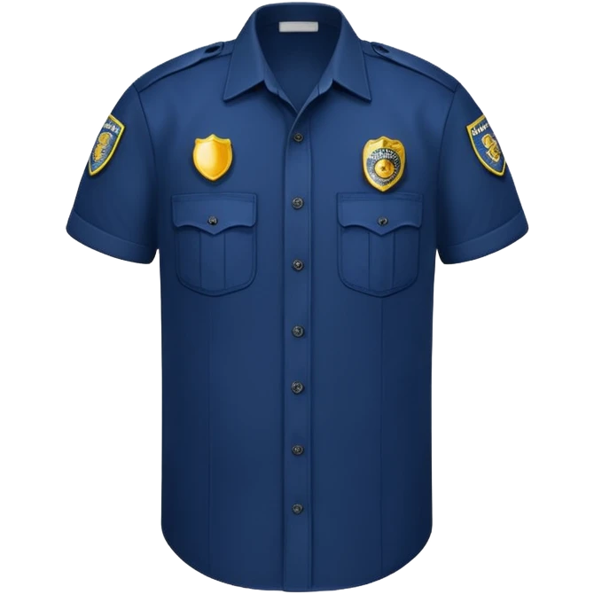 police shirt emoji