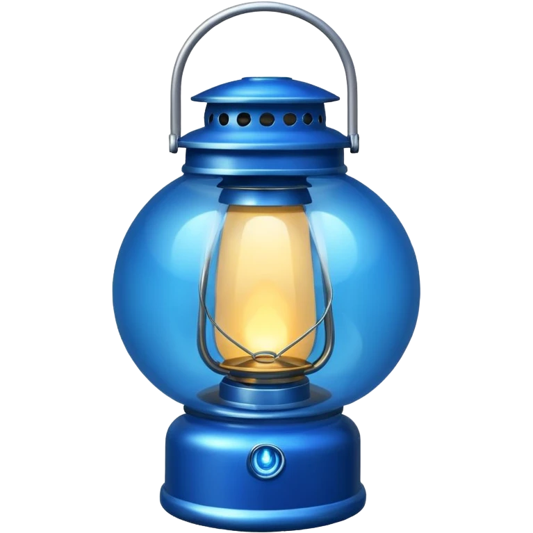 Blue colour ka lalten emoji