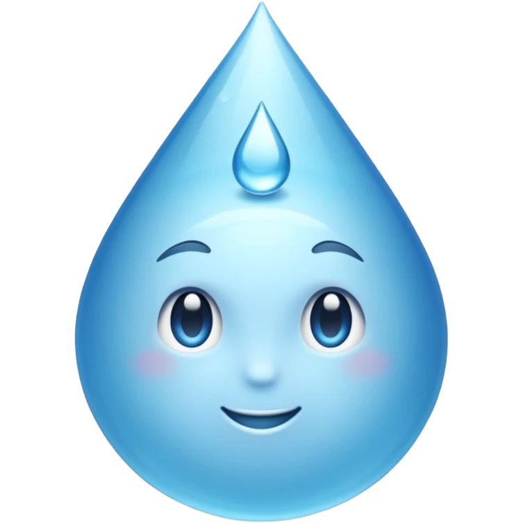 One glass water emoji