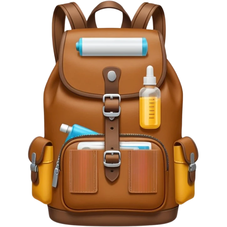 EpiPen in backpack purse emoji