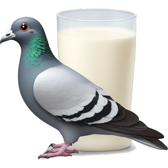 Pigeon’s milk emoji