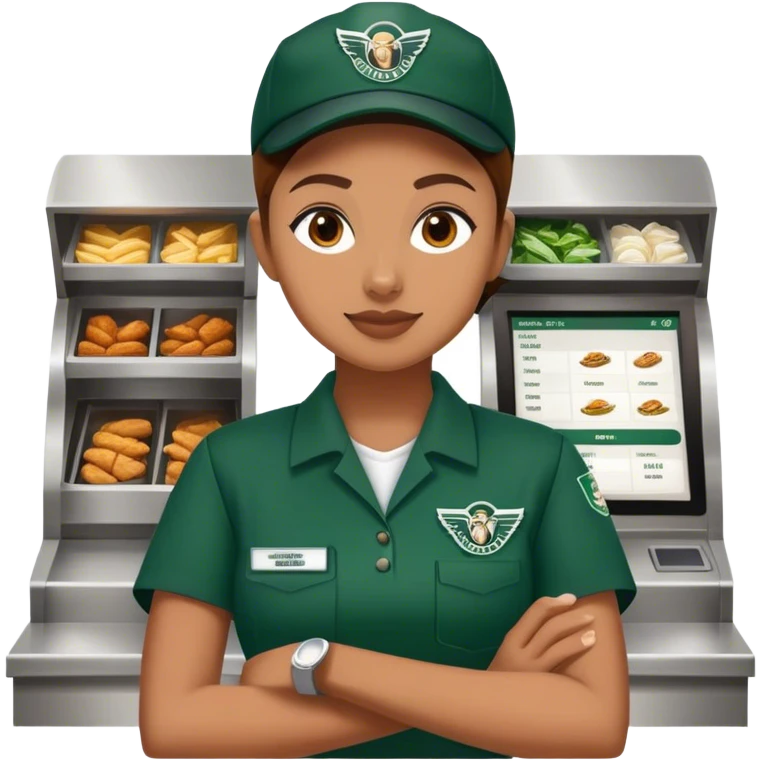 Cashier at Wingstop emoji