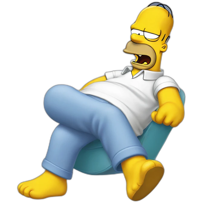 Homer simpson grince des dent emoji