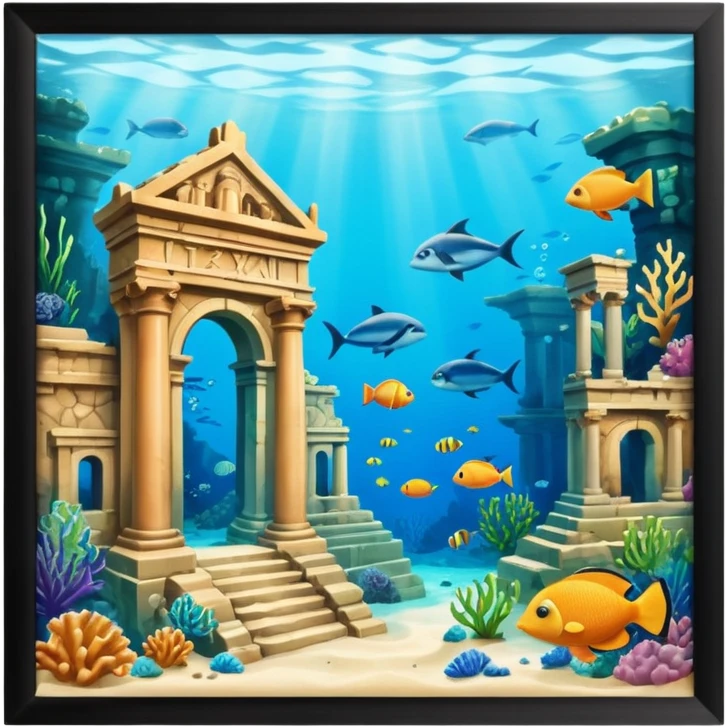 The Lost Island of Atlantis emoji