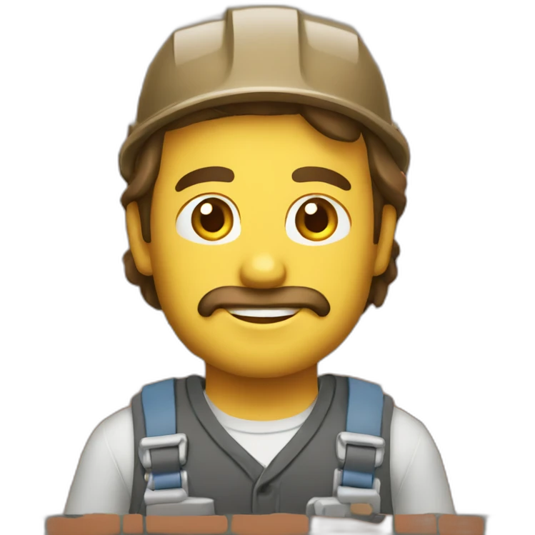 bricklayer emoji