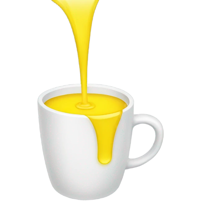 cup of yellow water emoji