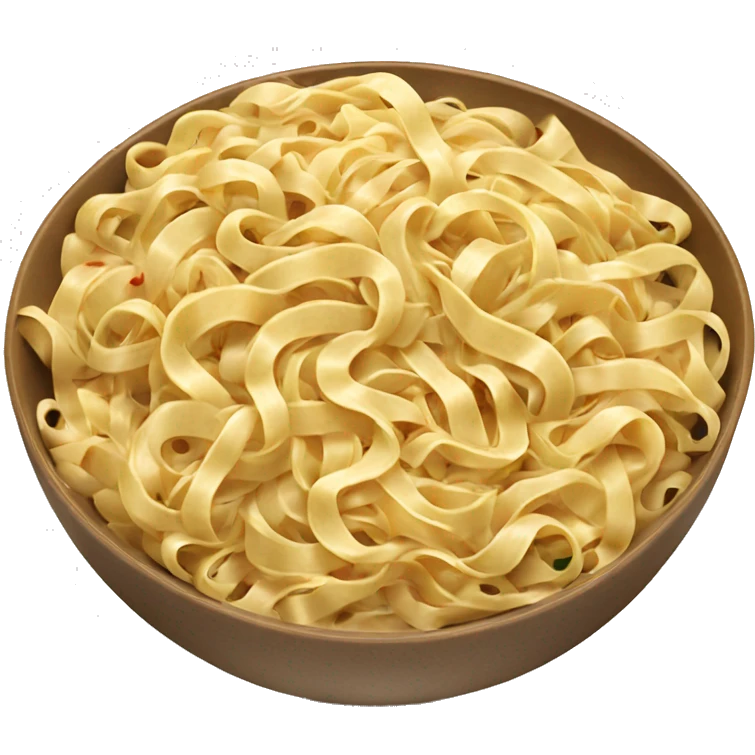 Big bowl of Chinese noodles emoji