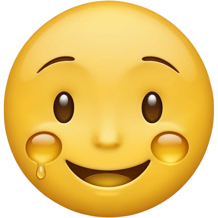 Smiling emoji making a crying face emoji