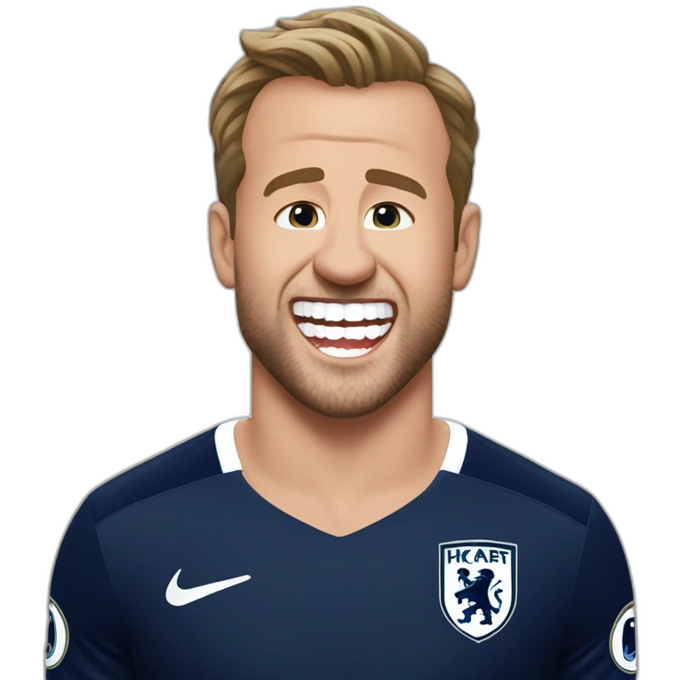 Harry kane massive massive teeth emoji