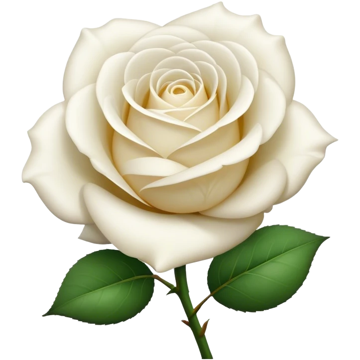 rose white basic whole one like emoji 🥀 emoji