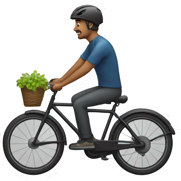 man on bike emoji
