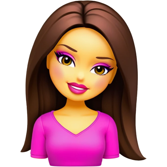 Bratz doll as emoji emoji