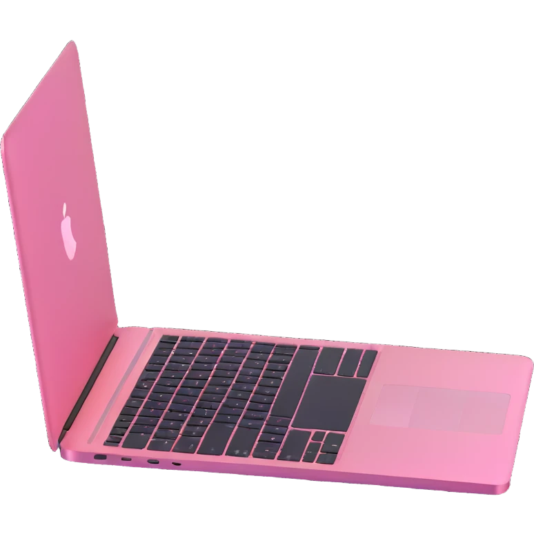 pink MacBook laptop emoji