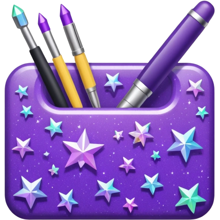 Purple Glitter administrator tools emoji