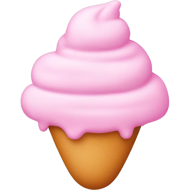 soft pink 🍦 emoji