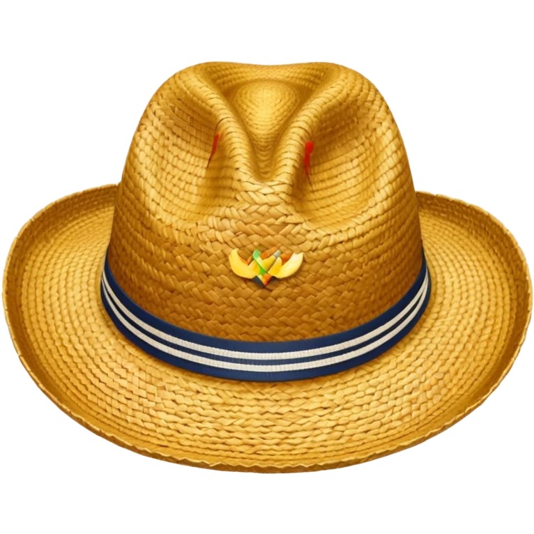 Sombrero de paja de la serie one piece emoji
