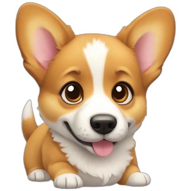 Corgi puppy emoji