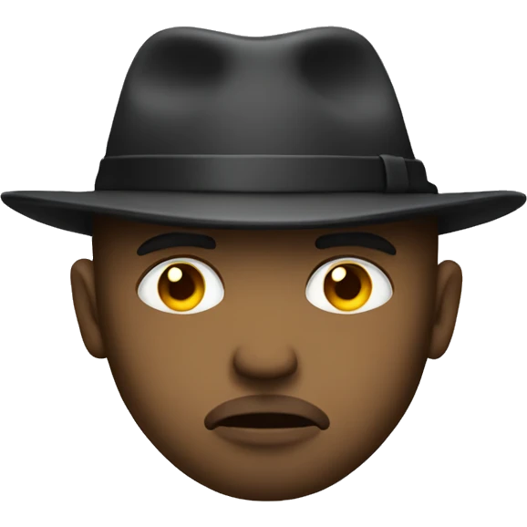 Sad gangster emoji