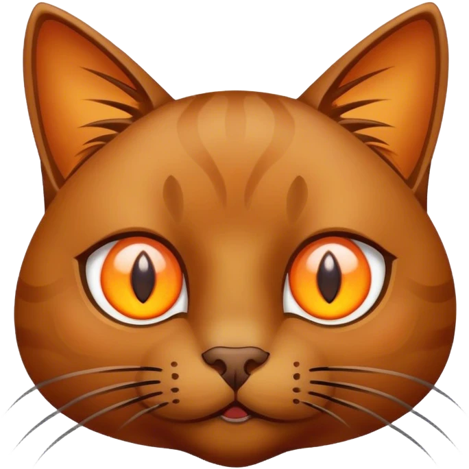 Brown cat emoji