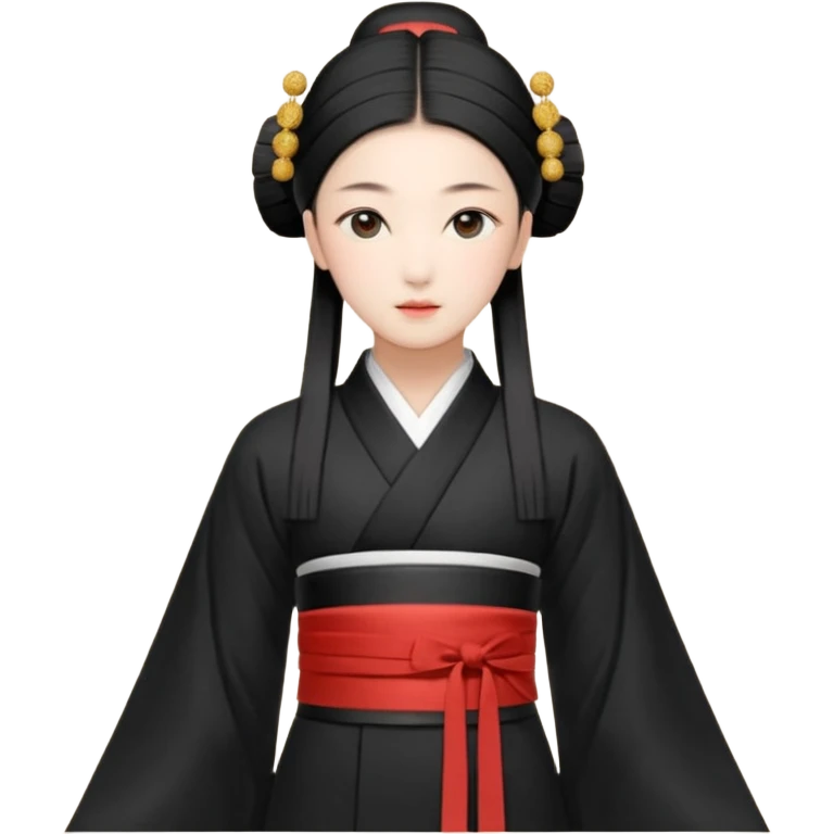 一个女人在海边吹着海风很开心的在跑步 emoji