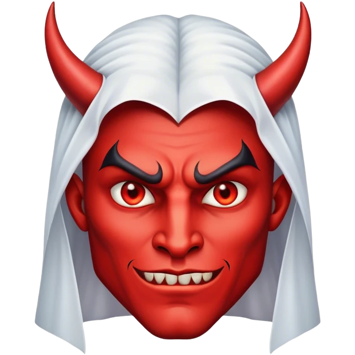 devil face bride who is male emoji