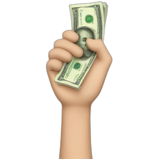 Money In Man Hand emoji
