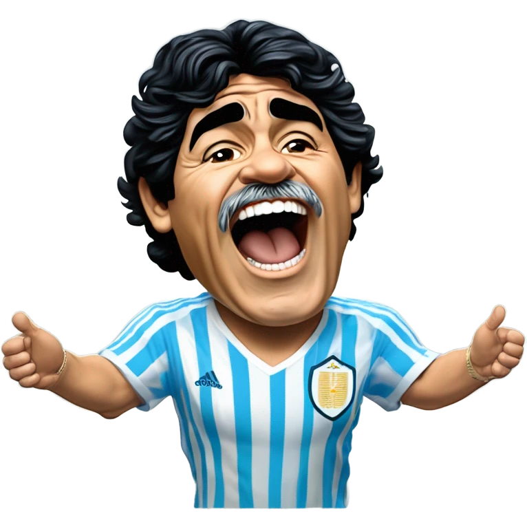 DIEGO MARADONA CON DIOS emoji