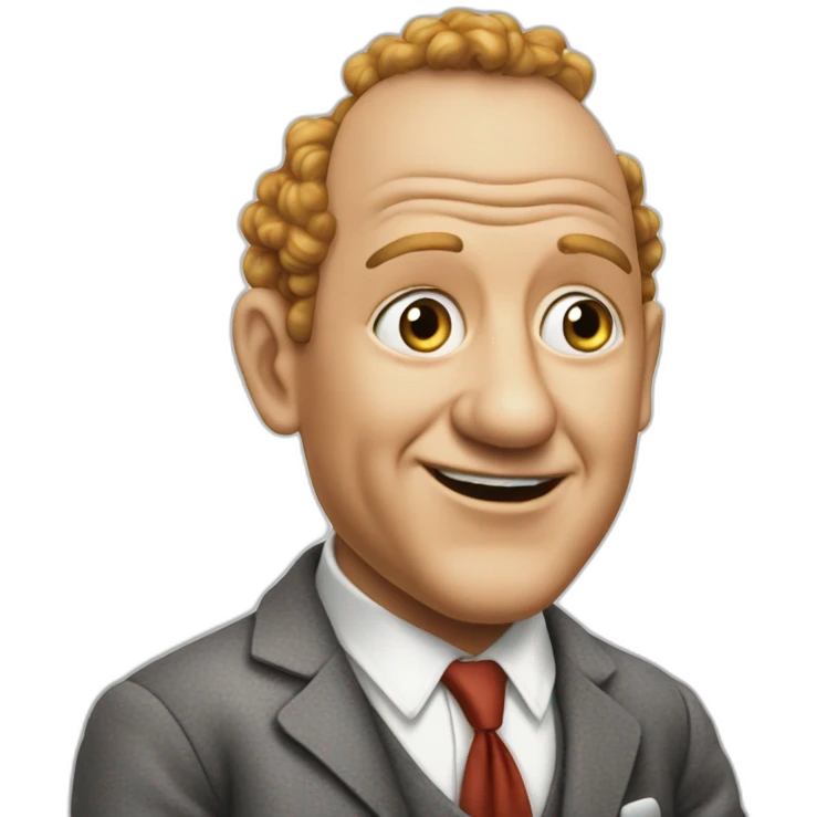 Curly joe of the three stooges emoji