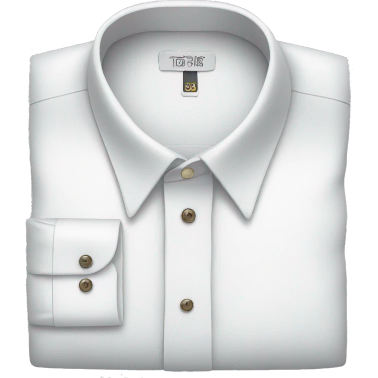 a white dress shirt item emoji