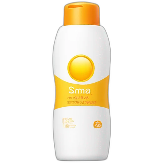 Sunscreen bottle emoji
