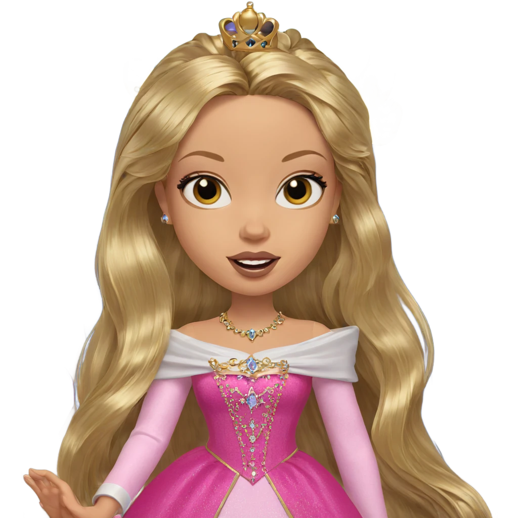 blonde princess with tiara emoji