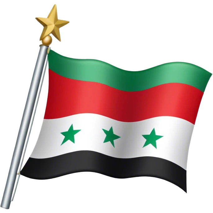 Free syria flag emoji