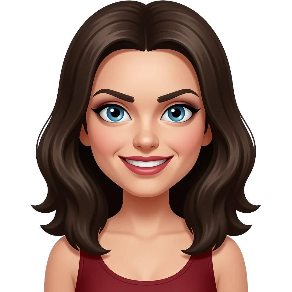 Evil crazy woman emoji