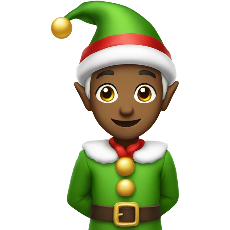 Christmas elf emoji