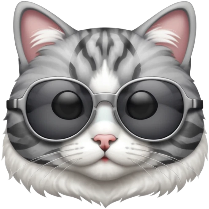 Cat wearing sunglasses emoji