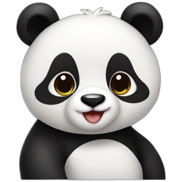 panda love emoji