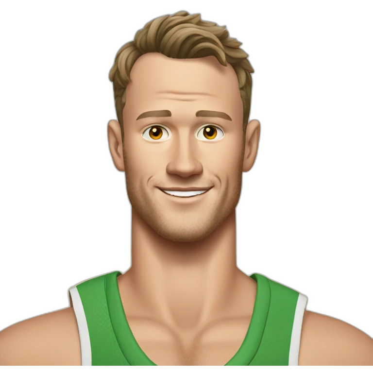 Jonathan Toews as a beach bum emoji