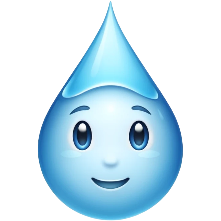 Cute water emoji