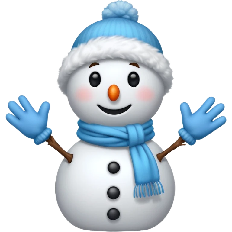 snowman with outfits  emoji